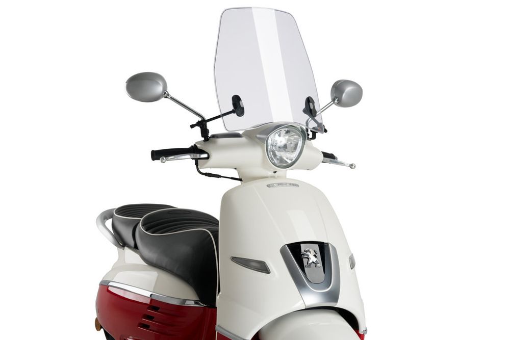 PUIG 9217W Rollerscheibe Urban  passend fuer PEUGEOT DJANGO Transparent