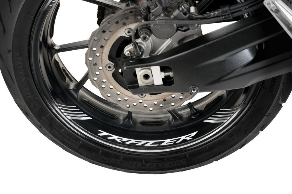 PUIG 9293P Rim Strips Specials  passend fuer YAMAHA MT-09 TRACER Silber