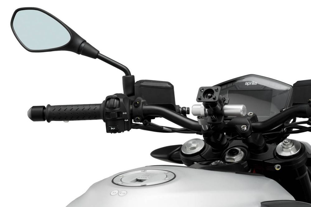 PUIG 3570P Halterunge für Handys und Schutzhülle  passend fuer YAMAHA T-MAX 560 TECH MAX Silber