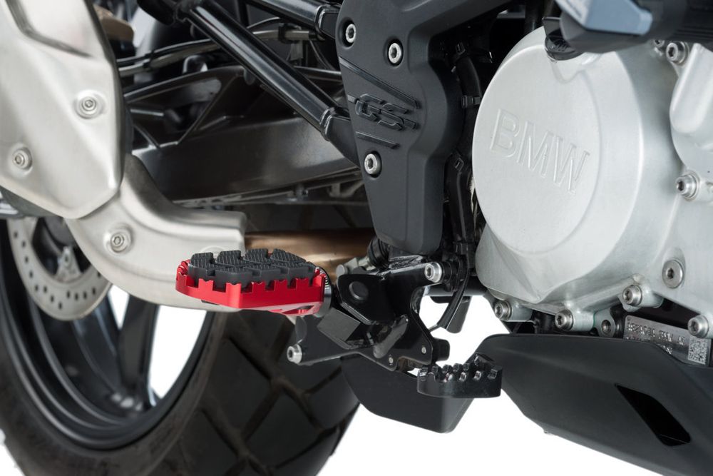 PUIG 7587R Enduro Fußrasten  passend fuer SUZUKI GSX-R750 Rot