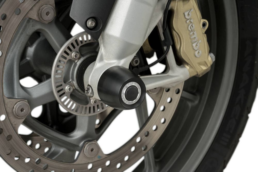 PUIG 20106N Vorderachsregler PHB19  passend fuer BMW R1200GS Schwarz