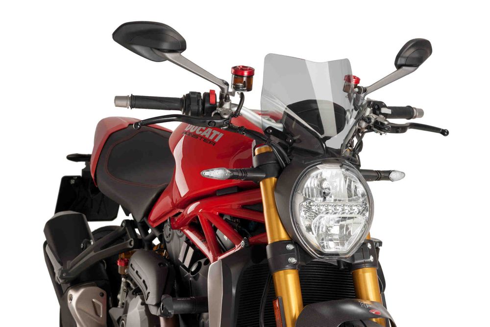 PUIG 7013H Windschutzscheibe New Generation Sport  passend fuer DUCATI MONSTER 1200 Getönt