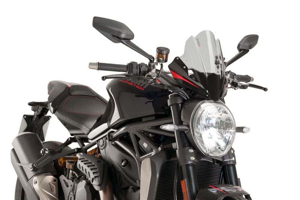 PUIG 8900H Sportscheibe  passend fuer DUCATI MONSTER 1200 Getönt