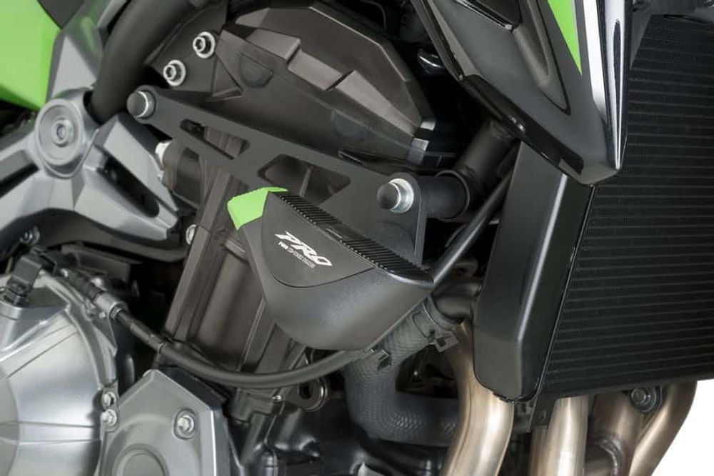 PUIG 9390N Sturzpads PRO  passend fuer KAWASAKI Z900 Schwarz