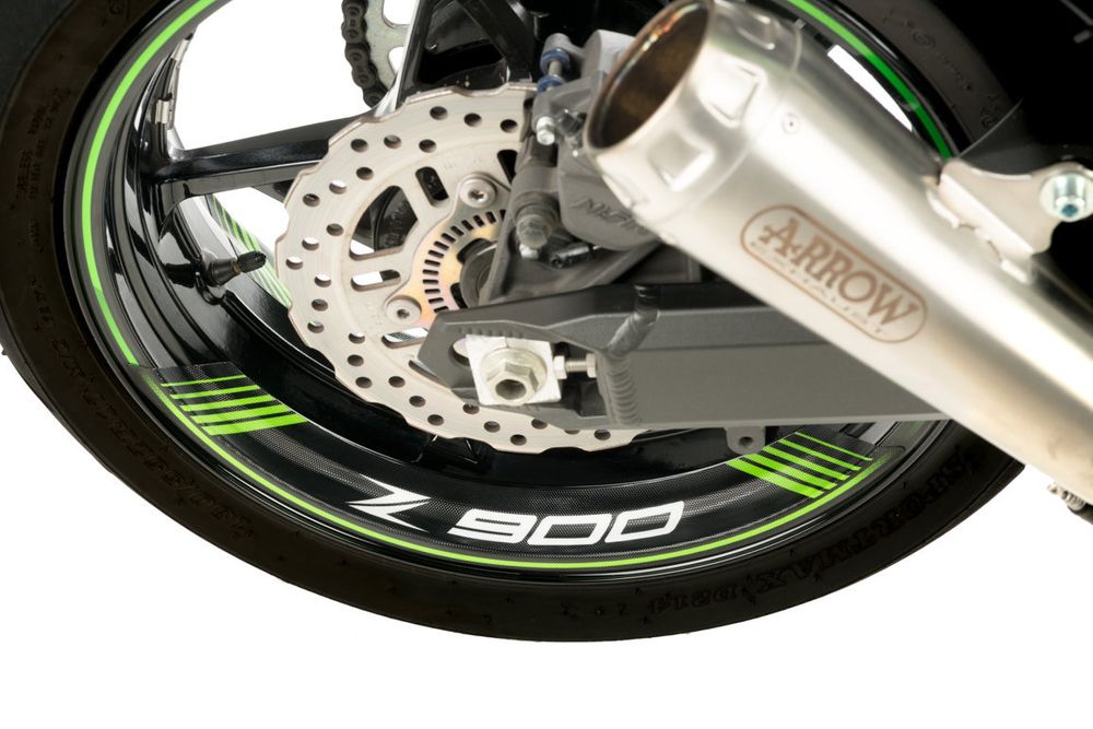PUIG 9291V Rim Strips Specials  passend fuer KAWASAKI Z900 Grün