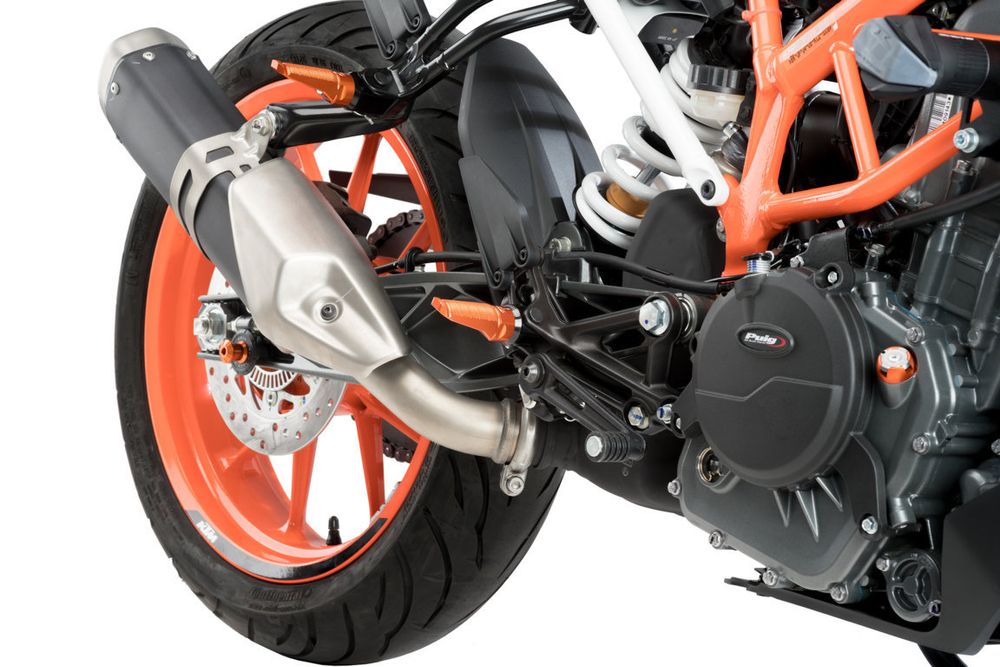 PUIG 6301T Racing Fußrasten  passend fuer YAMAHA T-MAX 560 TECH MAX Orange