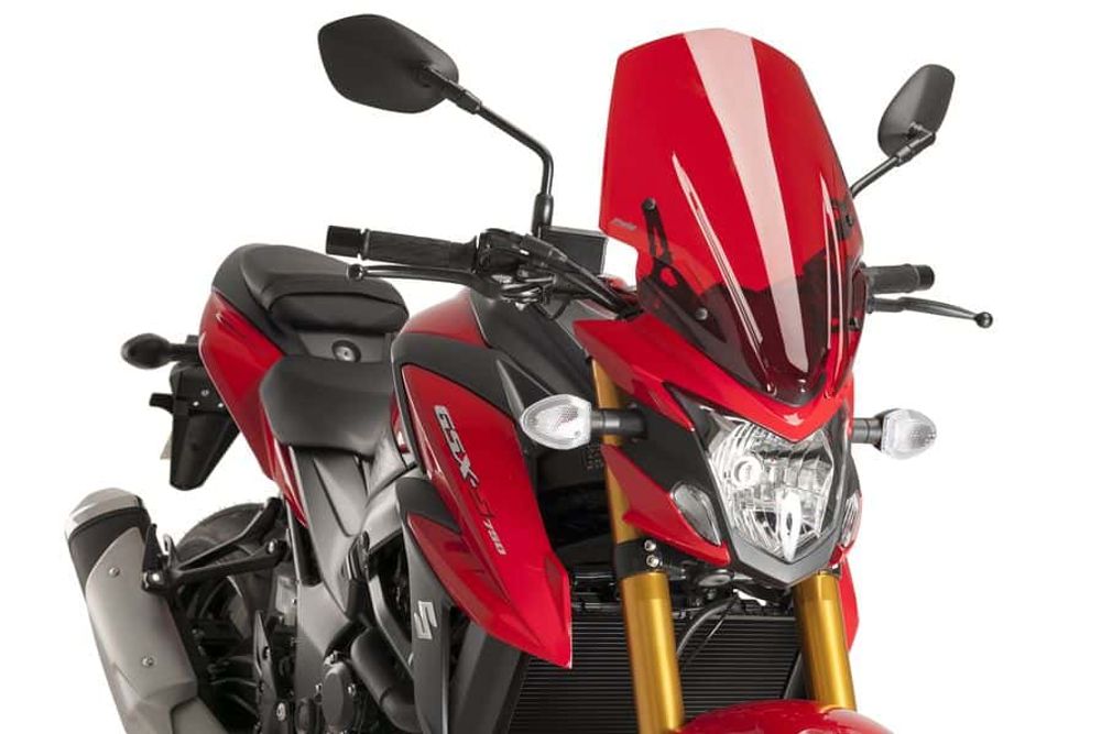 PUIG 9436R Windschutzscheibe New Generation Touring  passend fuer SUZUKI GSX-S750 Rot