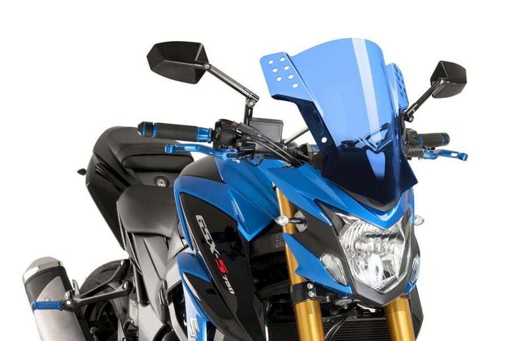 PUIG 5881A Rafale  passend fuer KAWASAKI ER-5 TWISTER Blau