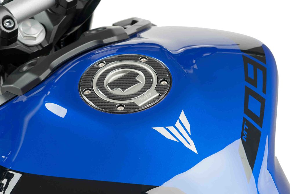 PUIG 8416C Tankdeckelschutz X-TREME  passend fuer YAMAHA MT-07 Carbon look