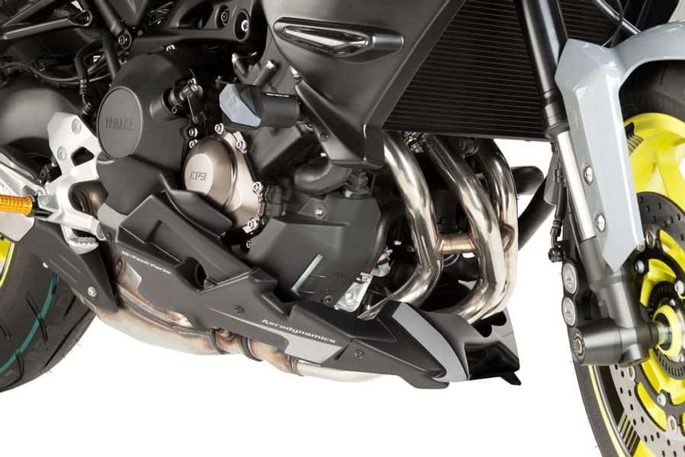 Puig 7692J Unterer Deckschutz  Kompatibel/Ersatz für YAMAHA MT-09 Mattschwarz