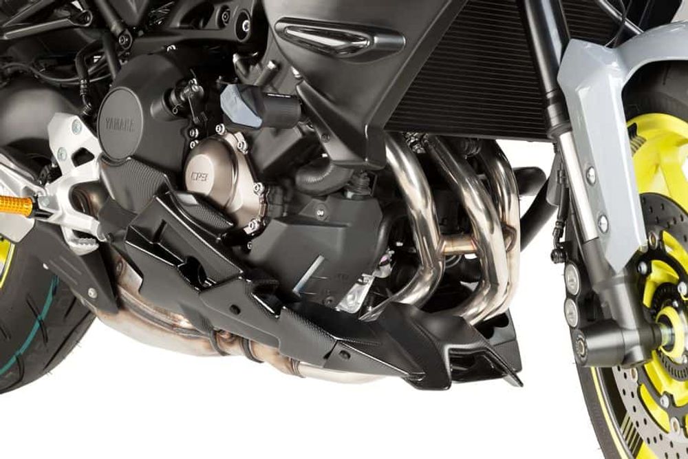 PUIG 7692C Unterer Deckschutz verfügbar fuer YAMAHA MT-09 Carbon look