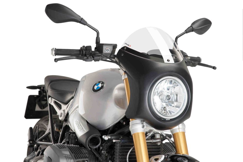 Puig 9160W Retro-Verkleidungscheibe  Kompatibel/Ersatz für BMW R NINE T Transparent