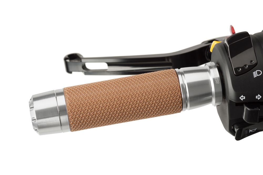 PUIG 9190P Vintage Griffe  passend fuer KAWASAKI KLE500 Silber