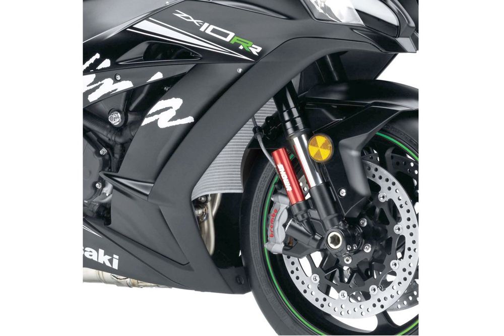 PUIG 9865N Verlängerung des vorderen Schutzblechs  passend fuer KAWASAKI ZX-10R Schwarz