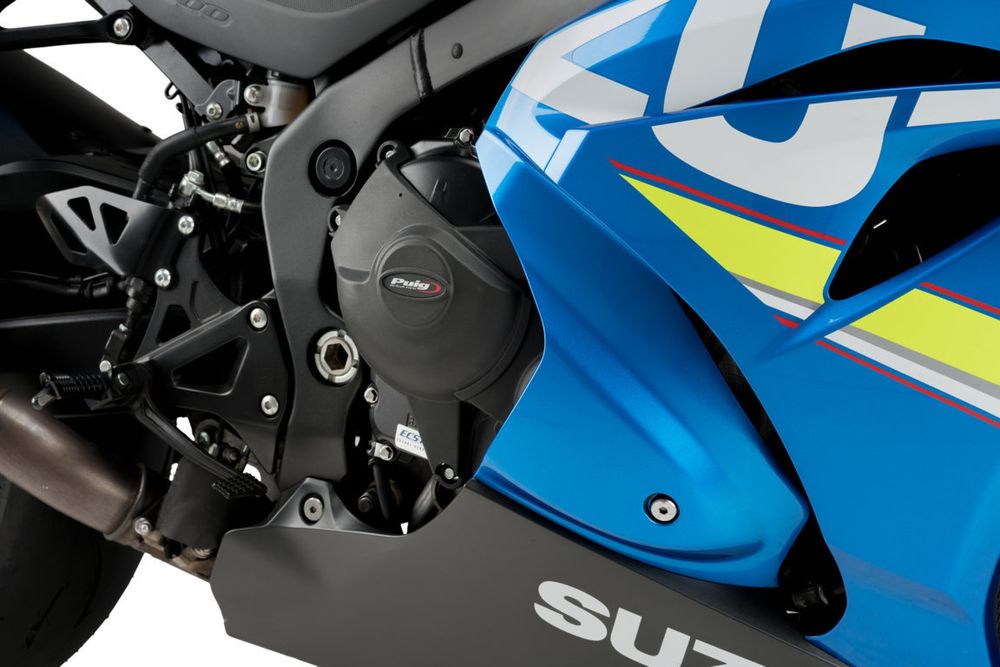 PUIG 21517N Motorschutzhauben Track für Championship  passend fuer SUZUKI GSX-R1000 Schwarz
