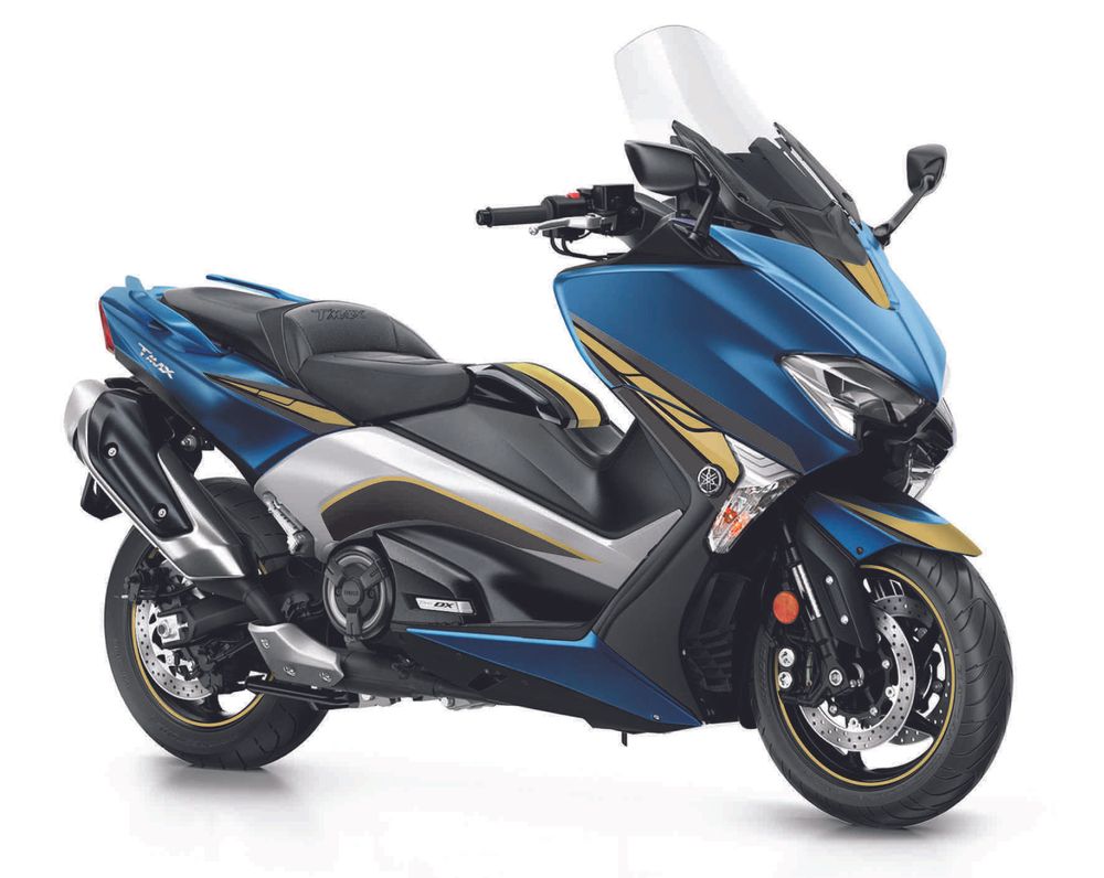 PUIG 9550A Aufkleberkit für Scooter-Moto  passend fuer YAMAHA T-MAX 530 Blau