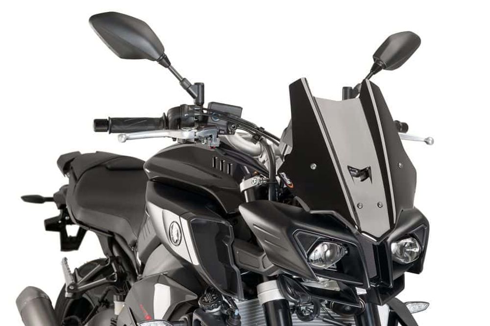 PUIG 8917N Tourenscheibe  passend fuer YAMAHA MT-10 Schwarz