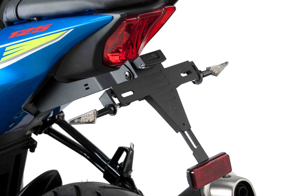 PUIG 9958N Kennzeichenhalters  passend fuer SUZUKI GSX-S125 Schwarz