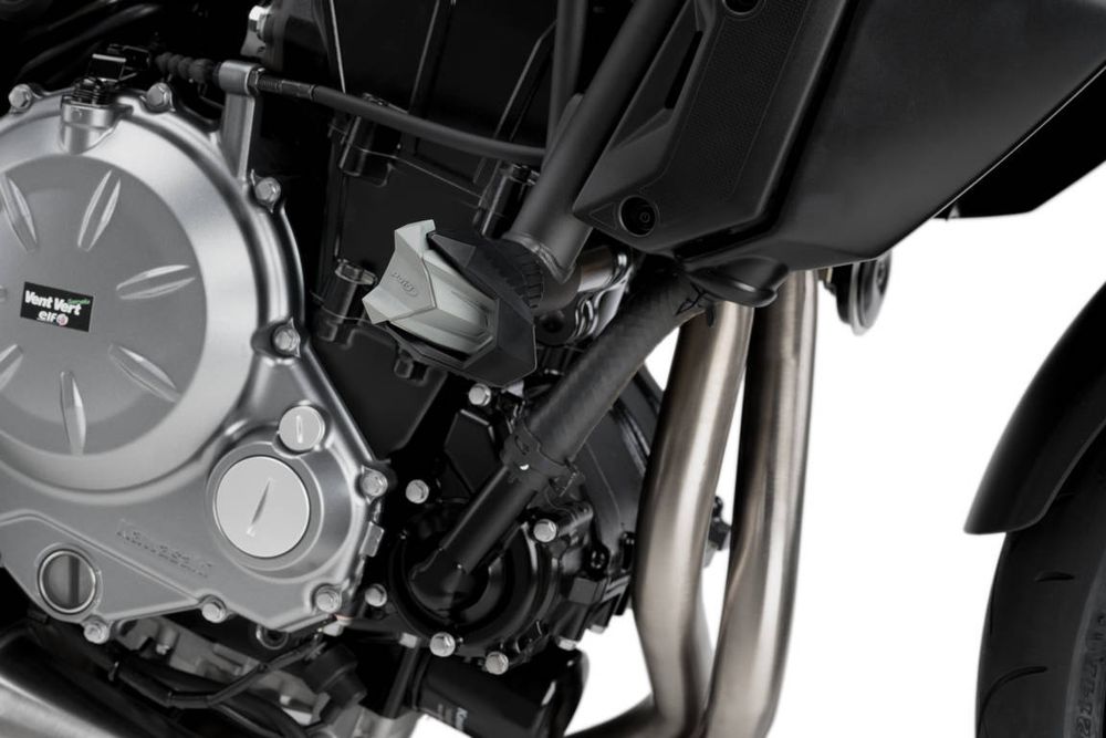 PUIG 9355N Sturzpads R19  passend fuer KAWASAKI Z650 Schwarz