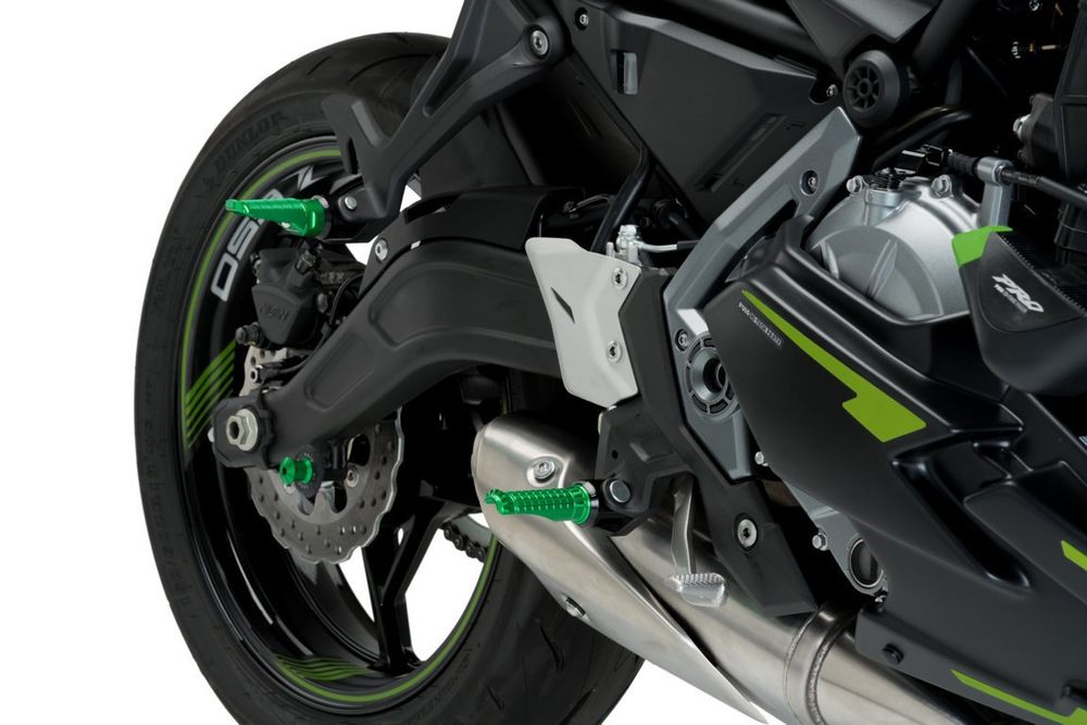 PUIG 9192V R-Fighter Fußrasten  passend fuer SUZUKI GSX-R750 Grün