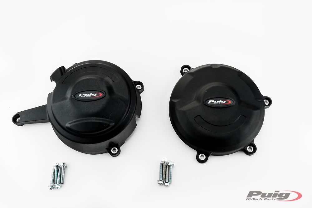 PUIG 21504N Motorschutzhauben Track für Championship  passend fuer DUCATI 1199 PANIGALE Schwarz