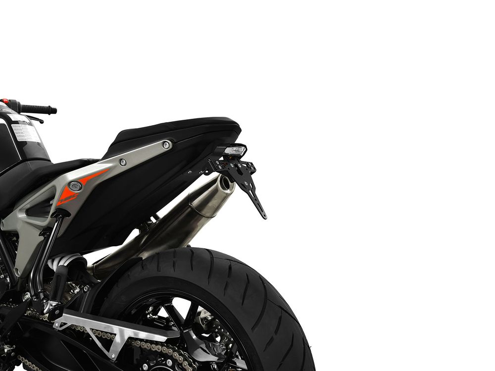 Ibex 10004425 Kompatibel/Ersatz für Kennzeichenhalter KTM 790 Duke BJ 2018-20 Schwarz