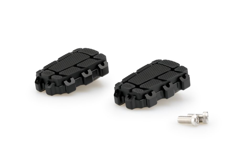 PUIG 20851N Enduro 2.0. Fussrasten  passend fuer SUZUKI GSX-R750 Schwarz