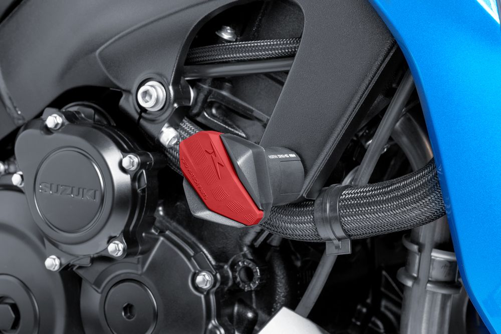 PUIG 6378R Sturzpads R12  passend fuer HYOSUNG GT650R Rot