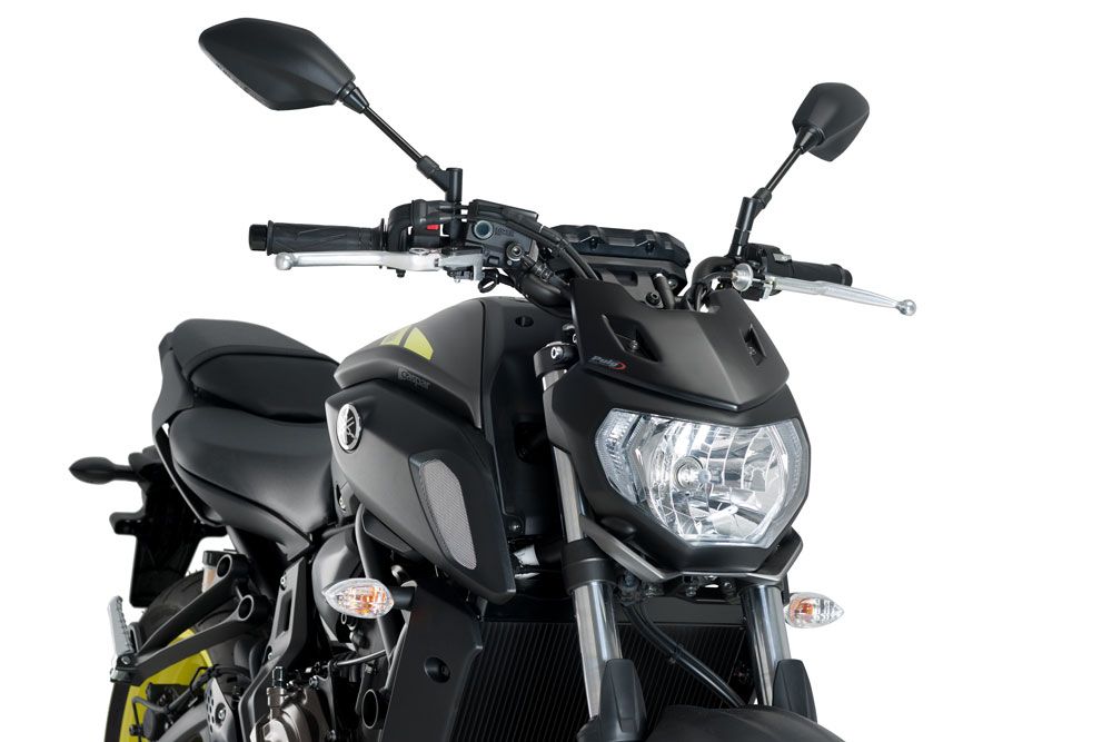 PUIG 1439J New Generation Sport Plus  passend fuer YAMAHA MT-07 Mattschwarz