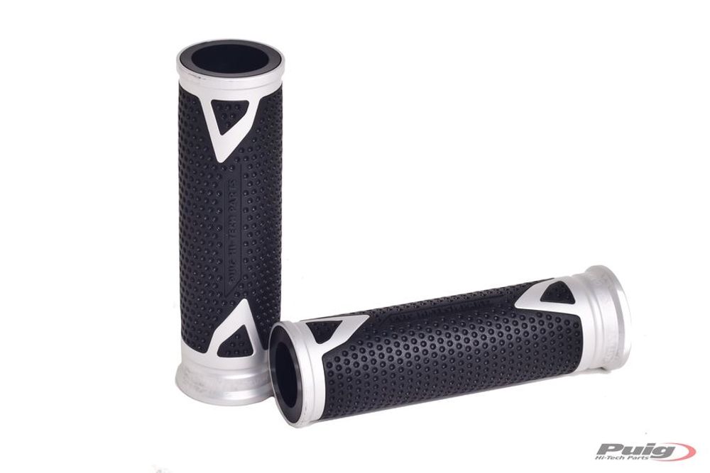 PUIG 8191P Radikal Griffe  passend fuer KAWASAKI KLE500 Silber
