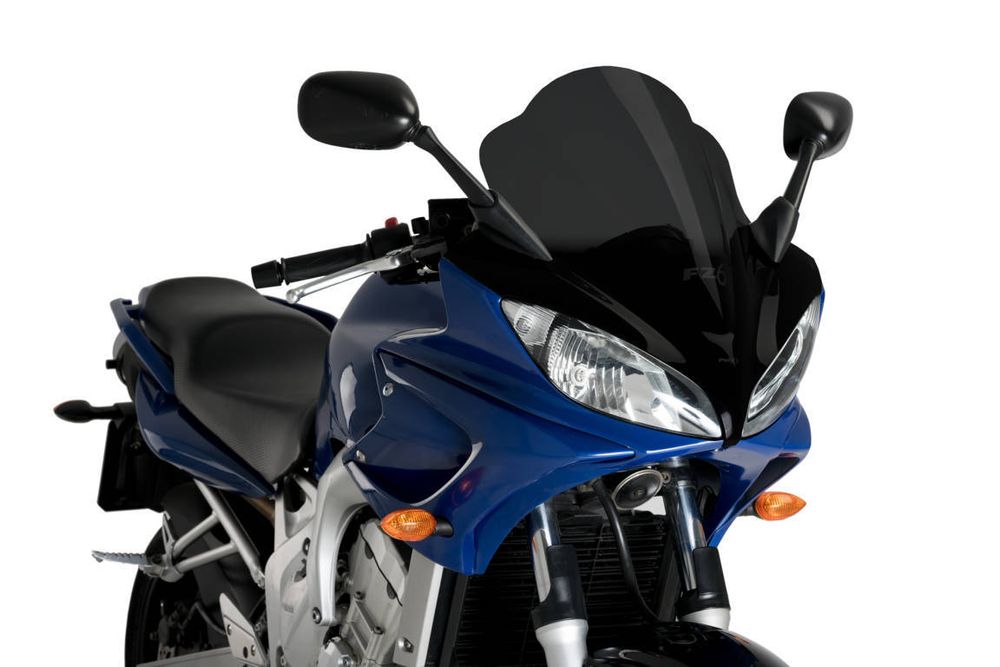 PUIG 1646N Racingscheibe  passend fuer YAMAHA FZ6 FAZER Schwarz