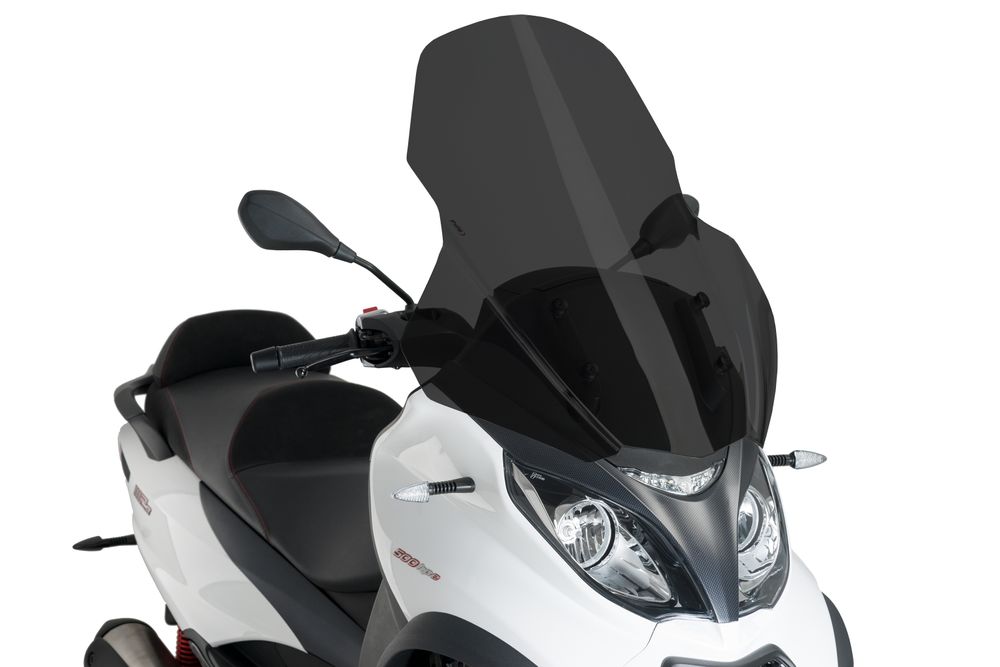 PUIG 1666F Windschutzscheibe V-Tech Line Touring  passend fuer PIAGGIO MP3 500 SPORT Stark getönt