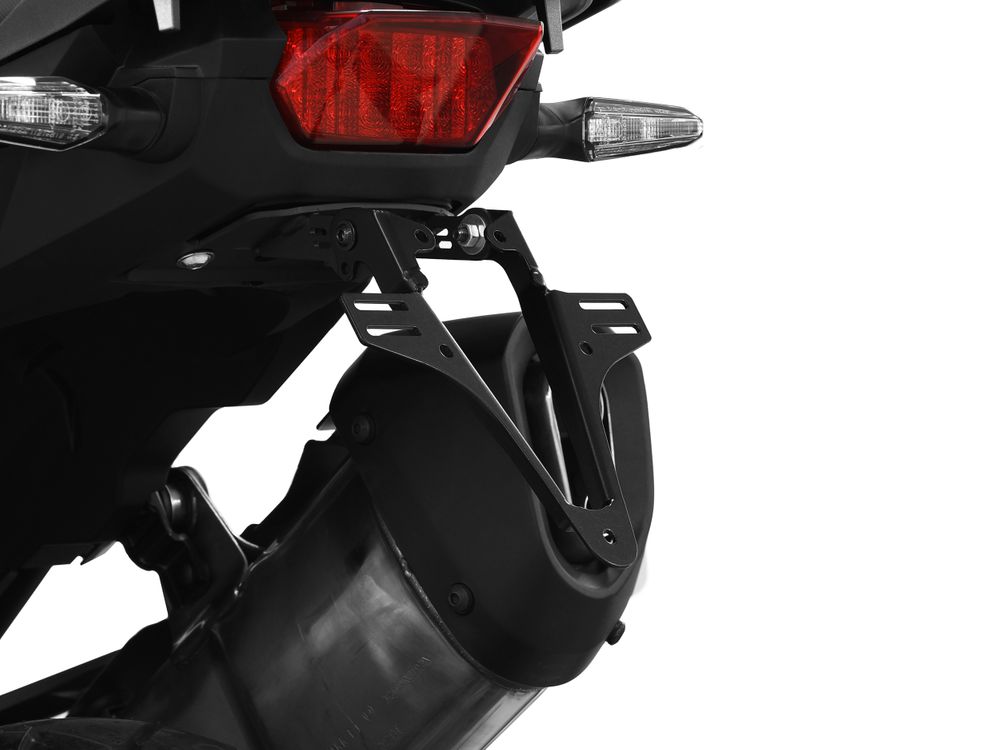 Ibex 10005929 Kompatibel/Ersatz für Kennzeichenhalter Honda CRF 1000 L Africa Twin Schwarz