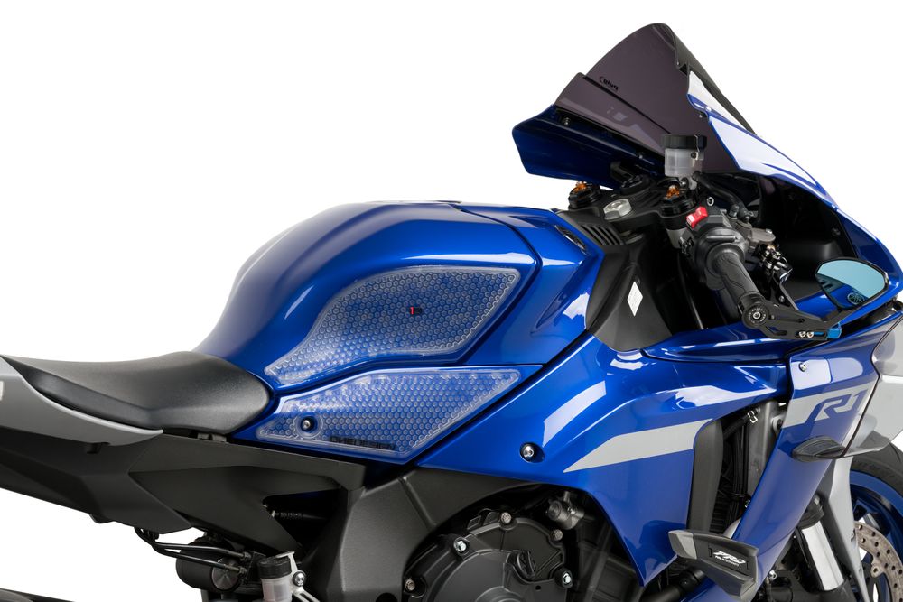 PUIG 20604W Seitliche Tankprotektor  passend fuer YAMAHA YZF-R1 Transparent