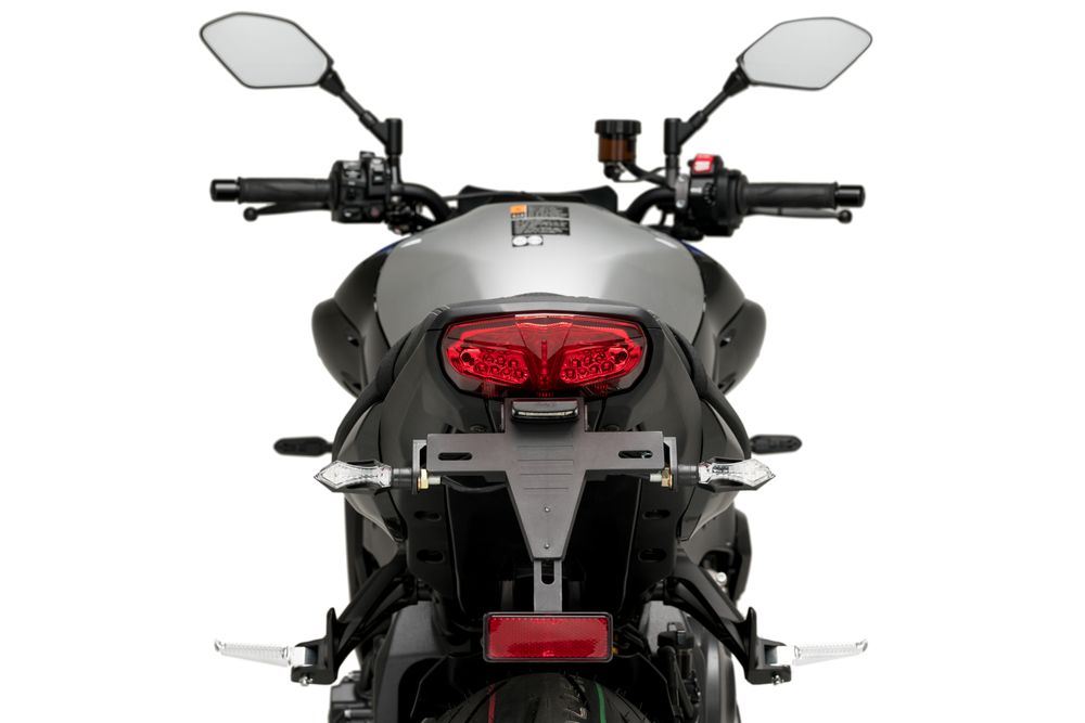 PUIG 21411N Kennzeichenhalters  passend fuer YAMAHA MT-10 Schwarz