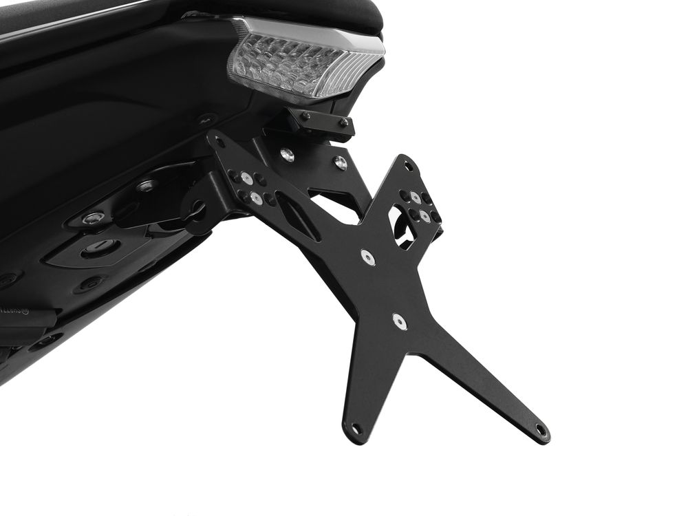 Ibex 10006799 Kompatibel/Ersatz für Kennzeichenhalter Yamaha MT-125 BJ 2020-21 Schwarz