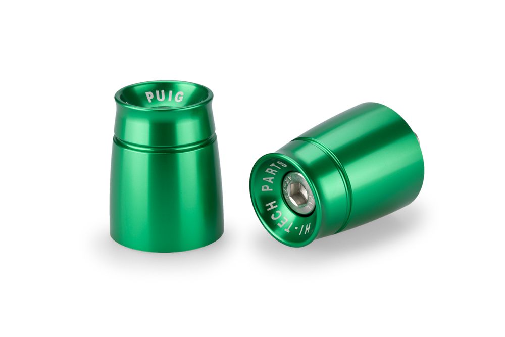 PUIG 22095V Lenkerenden Sport  passend fuer YAMAHA MT-09 SP Grün