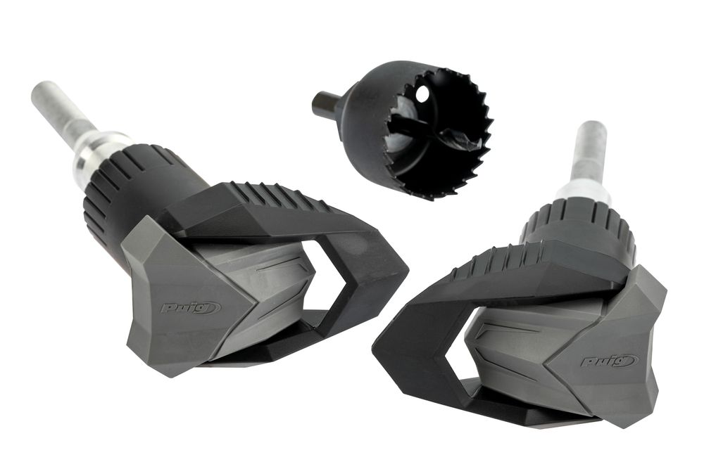 PUIG 1857N Sturzpads R19  passend fuer HONDA CBR600RR Schwarz