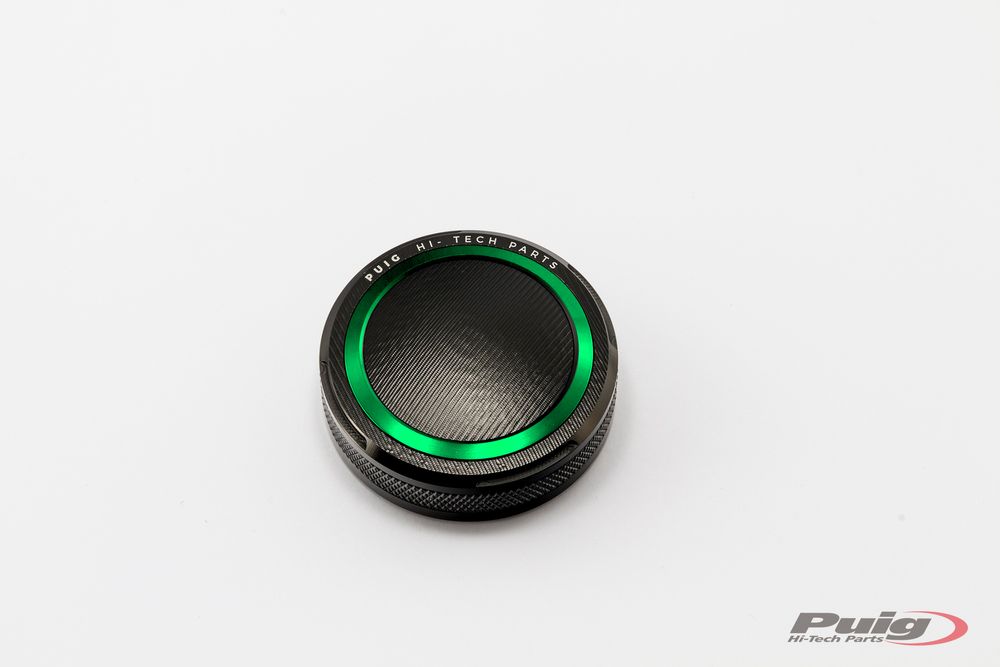 PUIG 9264V Vorderer Bremsflüssigkeitsbehälterdeckel  passend fuer SUZUKI GSX-R750 Grün