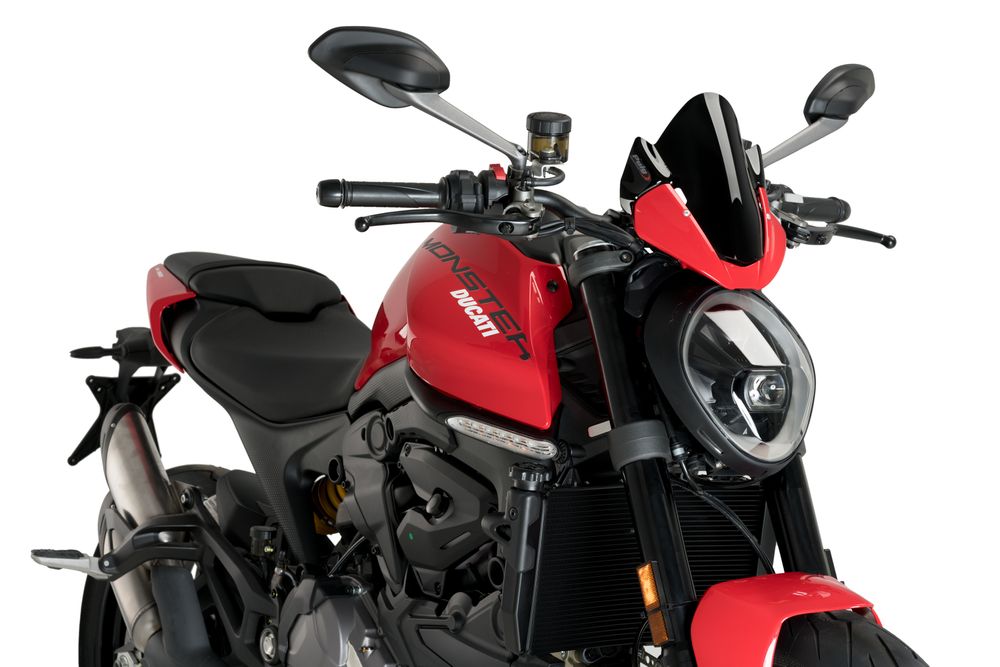 PUIG 20688N Sportscheibe  passend fuer DUCATI MONSTER 937 Schwarz