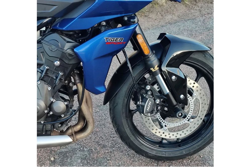 PUIG 21290N Verlängerung des vorderen Schutzblechs  passend fuer TRIUMPH TIGER SPORT 660 Schwarz