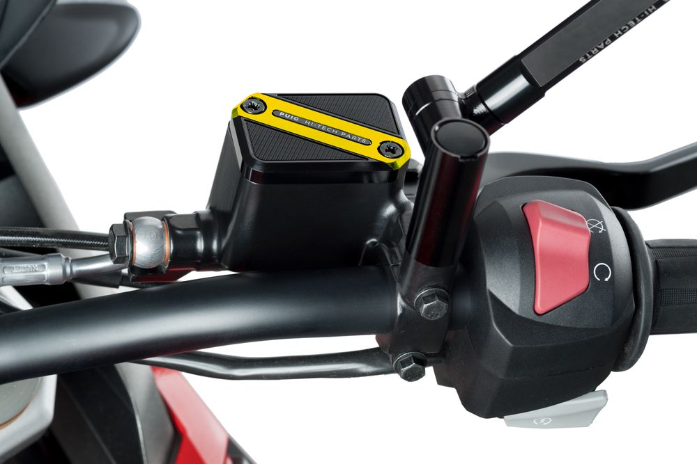 PUIG 9612O Vorderer Bremsflüssigkeitsbehälterdeckel  passend fuer BMW G310R Gold