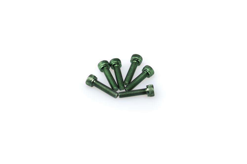 PUIG 0147V Muttern aus Anodisierten Aluminium  passend fuer UNIVERSAL UNIVERSAL Grün
