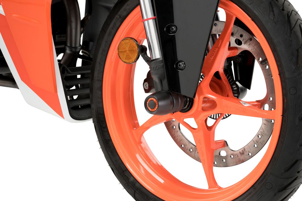 PUIG 21379N Vorderachsregler PHB19  passend fuer KTM RC125 Schwarz