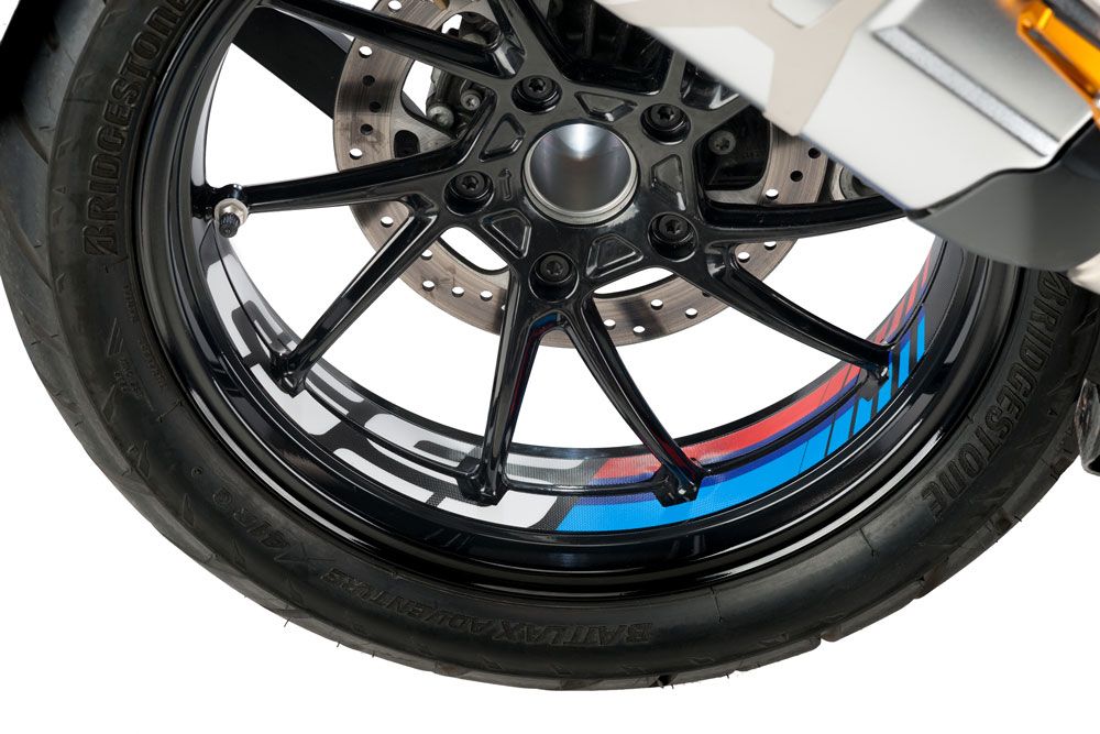 PUIG 20150N GS Sticker Bögen  passend fuer BMW R1200GS Schwarz