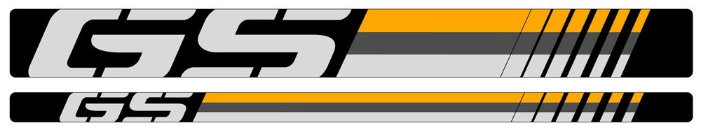 PUIG 20151O GS Sticker Bögen  passend fuer BMW R1200GS ADVENTURE Gold