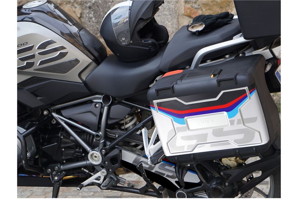PUIG 20216N Stickerset für BMW  passend fuer BMW R1200GS Schwarz