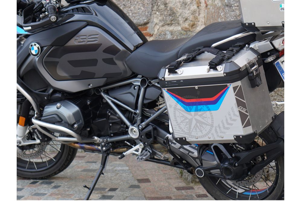 PUIG 20227N Stickerset für BMW  passend fuer BMW R1200GS ADVENTURE Schwarz