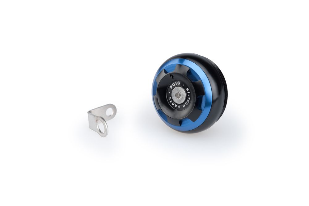 PUIG 20345A Motorölablassschraube TRACK  passend fuer BMW R1200S Blau