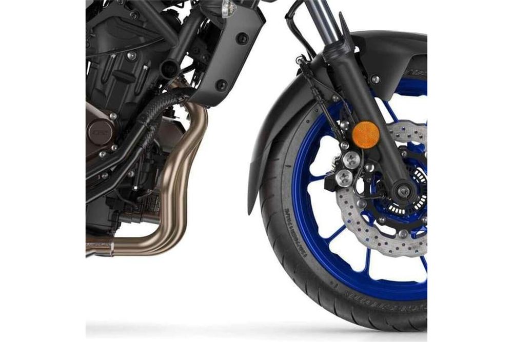 PUIG 20470N Verlängerung des vorderen Schutzblechs  passend fuer YAMAHA MT-07 Schwarz